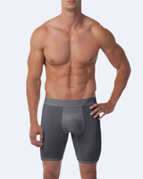 Tommy John Second Skin Boxer Brief Underwear, Grey, XX-Large